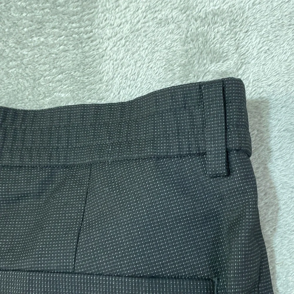 NWT Kenneth Cole Reaction Dress Pants Men's 37x32 Black Slim Fit